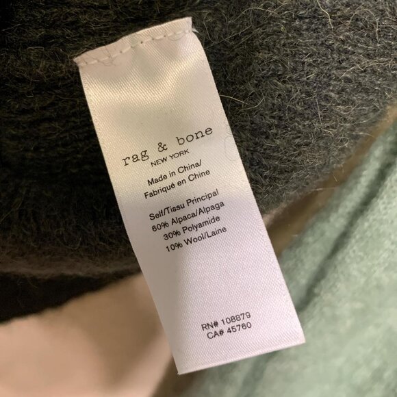 rag & bone Colorblock Wool Sweater – Size M - Picture 7 of 7